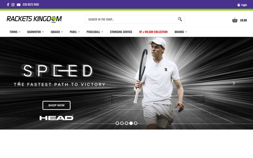 Rackets Kingdom — Tennis & Racket Sports Store