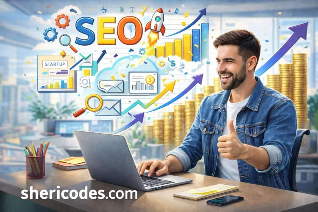How Can SEO Help a Startup Get More Customers? seo success in the office